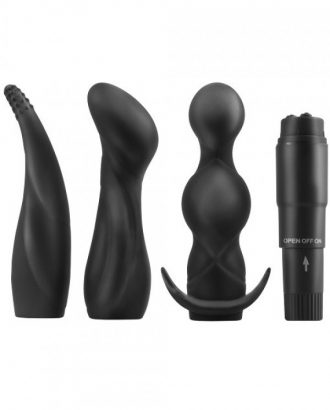 kit de estimuladores anales con vibración anal adventure kit pipedream
